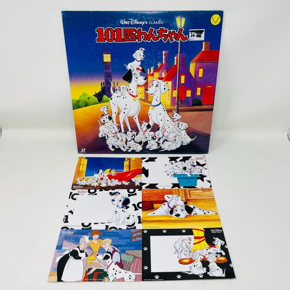 Disney Laserdisc One Hundred and One Dalmatians 101 PILA-1347‎ OBI Japanese